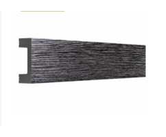 Рейка молдинг Bello Deco Графитовый массив (40*15*2600)
