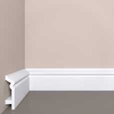 Плинтус напольный Bello Deco П2 под покраску (80х22х2000) Плинтус напольный Bello Deco П2 под покраску (80х22х2000)