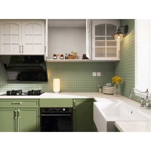 Фото Мозаика из керамогранита Bonaparte Arene Olive 48х48 (306х306х6 мм)