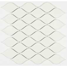 Мозаика керамическая Bonaparte Melany White glossy 48х86 (264х280х6 мм)
