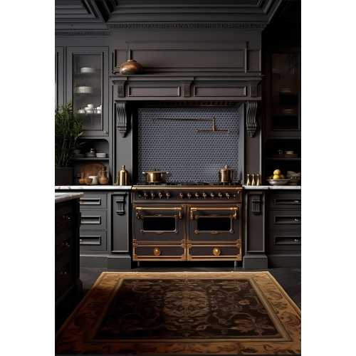 Фото Мозаика из керамогранита Bonaparte Round blue gray 28х28 (312х330х6 мм)