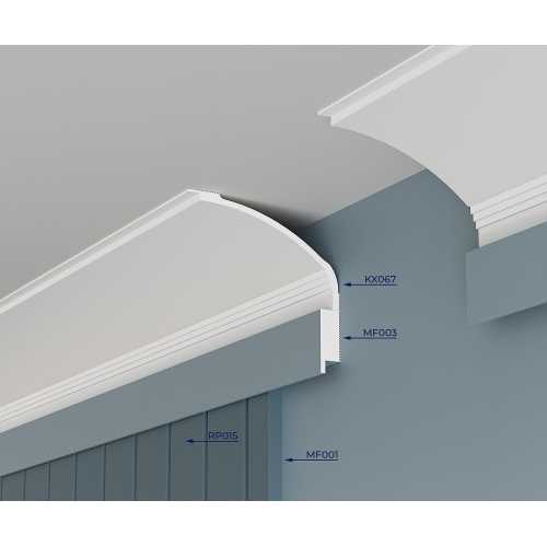 Фото Стеновая панель Cosca RP015 экополимер (156 × 12 × 2800 мм)