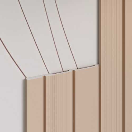 Фото Стеновая панель Cosca RP016 экополимер (156 × 12 × 2800 мм)