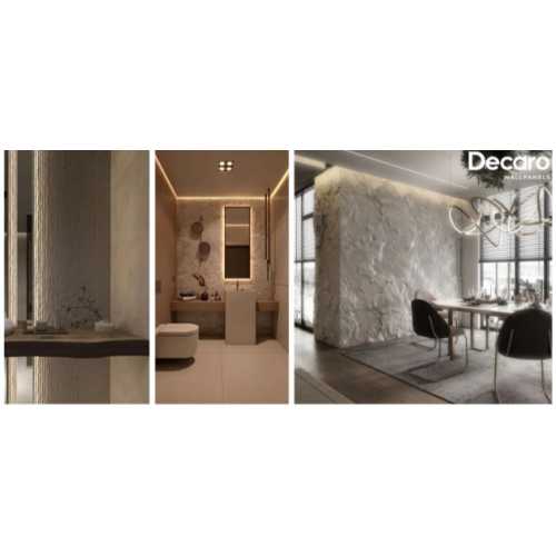 Фото Гибкий камень Decaro WallPanels Flex Stone D1005 Lunar Surface (1 шт= 3.08 м2)