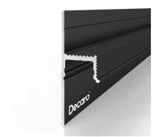 Теневой плинтус скрытого монтажа Decaro D002 Черный анод (15*12.5*2000) Теневой плинтус скрытого монтажа Decaro D002 Черный анод (15*12.5*2000)