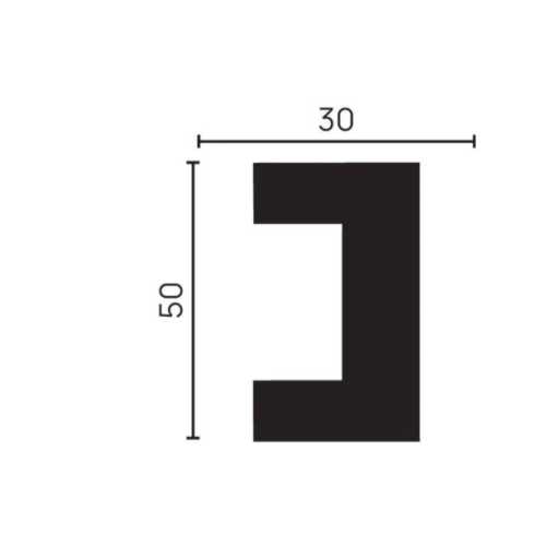 Фото Рейка молдинг Decor Dizayn 613-67SH (30х50х3000)