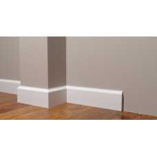 Плинтус напольный Decor Dizayn DD47 под покраску, белый (82*13*2000) Плинтус напольный Decor Dizayn DD47 под покраску, белый (82*13*2000)