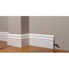Плинтус напольный Decor Dizayn DD50 под покраску, белый (126*16*2000) Плинтус напольный Decor Dizayn DD50 под покраску, белый (126*16*2000)