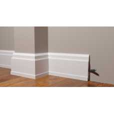 Плинтус напольный Decor Dizayn DD702 под покраску, белый (150*22*2000) Плинтус напольный Decor Dizayn DD702 под покраску, белый (150*22*2000)