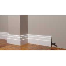 Плинтус напольный Decor Dizayn DD704 под покраску, белый (100*16*2000) Плинтус напольный Decor Dizayn DD704 под покраску, белый (100*16*2000)
