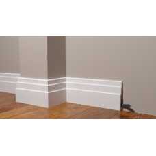 Плинтус напольный Decor Dizayn DD705 под покраску, белый (120*18*2000) Плинтус напольный Decor Dizayn DD705 под покраску, белый (120*18*2000)