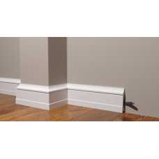 Плинтус напольный Decor Dizayn DD711 под покраску, белый (100*19*2000) Плинтус напольный Decor Dizayn DD711 под покраску, белый (100*19*2000)