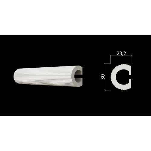 Фото Молдинг под покраску Decor Dizayn DD635 из полистирола (30х23х3000 мм)