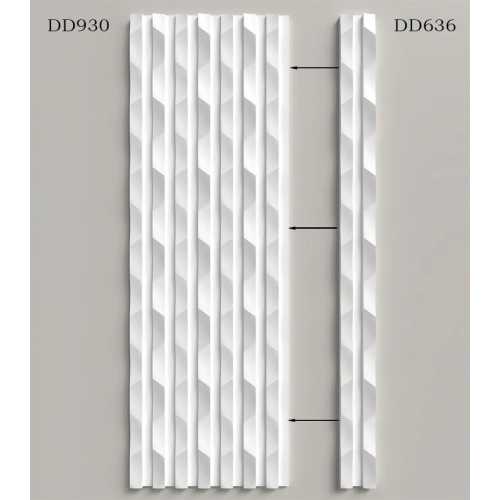 Фото Молдинг под покраску Decor Dizayn DD636 из полистирола (32.8х10х2000 мм)