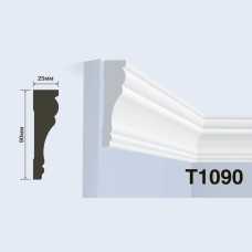 Карниз под покраску HIWOOD T1090 из фитополимера (90х25х2000 мм) Карниз под покраску HIWOOD T1090 из фитополимера (90х25х2000 мм)