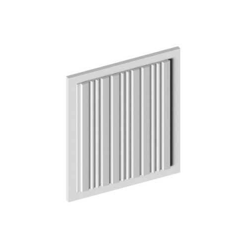 Фото Декоративная панель HIWOOD LV121 NP под покраску (120 × 12 × 2700 мм)