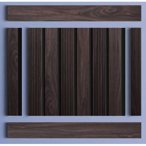 Фото Декоративная панель HIWOOD LV123 BR395K под дерево (120 × 12 × 2700 мм)