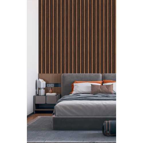 Фото Декоративная панель HIWOOD LV123 BR396K под дерево (120 × 12 × 2700 мм)