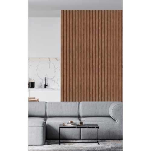 Фото Декоративная панель HIWOOD LV124 BR396 под дерево (120 × 12 × 2700 мм)