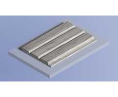 Декоративная панель HIWOOD LV124 GR24 (120 × 12 × 2700 мм)