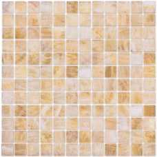 Мозаика из натурального камня Caramelle Onice beige POL 23х23 (298х298х8 мм) Мозаика из натурального камня Caramelle Onice beige POL 23х23 (298х298х8 мм)