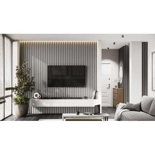 Фото Рейка МДФ Ликорн РП-2.16.2800 Темно-серая, 40*16*2800 мм