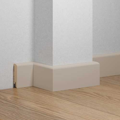 Фото Плинтус напольный МДФ Ликорн К-02 Серый шелк 7044 (70х16х2050 мм)