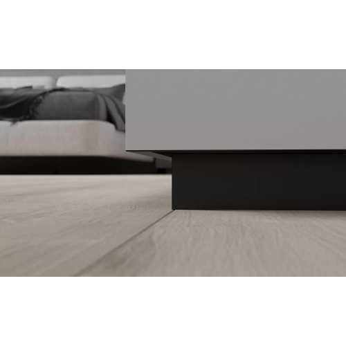 Фото Теневой плинтус скрытого монтажа Ликорн С-22.2.3 Черный матовый (21.5*12.5*2500)