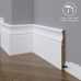 Маленькое фото Плинтус напольный под покраску 07-136-16 Madest Decor MDF (136х16х2400 мм)