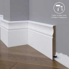Плинтус напольный под покраску 07-136-18 Madest Decor MDF (136х18х2400 мм)