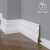 Плинтус напольный под покраску 08-120-18 Madest Decor MDF (120х18х2400 мм)