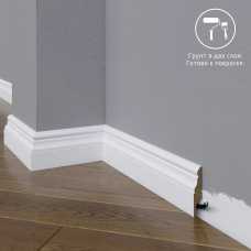 Плинтус напольный под покраску 05-054-12 Madest Decor MDF (54х12х2400 мм) Плинтус напольный под покраску 05-054-12 Madest Decor MDF (54х12х2400 мм)