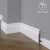 Плинтус напольный под покраску 05-072-12 Madest Decor MDF (72х12х2400 мм)