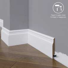 Плинтус напольный под покраску 05-083-12 Madest Decor MDF (83х12х2400 мм) Плинтус напольный под покраску 05-083-12 Madest Decor MDF (83х12х2400 мм)