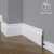 Плинтус напольный под покраску 05-083-12 Madest Decor MDF (83х12х2400 мм)