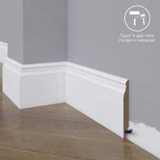 Плинтус напольный под покраску 05-100-12 Madest Decor MDF (100х12х2400 мм) Плинтус напольный под покраску 05-100-12 Madest Decor MDF (100х12х2400 мм)