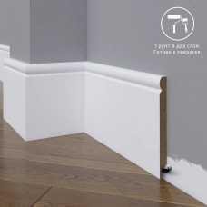 Плинтус напольный под покраску 06-136-10 Madest Decor MDF (136х10х2400 мм)