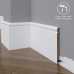 Маленькое фото Плинтус напольный под покраску 06-136-10 Madest Decor MDF (136х10х2400 мм)
