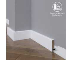 Плинтус напольный МДФ Madest Decor модель 09-054-10 крашеный по RAL/NCS (54х10х2400 мм) Плинтус напольный МДФ Madest Decor модель 09-054-10 крашеный по RAL/NCS (54х10х2400 мм)