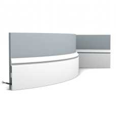 Плинтус напольный, под покраску гибкий Orac decor SX118 Flex (138*18*2000) Плинтус напольный, под покраску гибкий Orac decor SX118 Flex (138*18*2000)