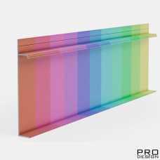 Плинтус скрытого монтажа алюминиевый Pro Design Universal 235 крашеный по RAL (80*12*2700) Плинтус скрытого монтажа алюминиевый Pro Design Universal 235 крашеный по RAL (80*12*2700)