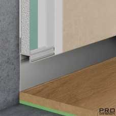 Теневой плинтус скрытого монтажа Pro Design 7209 Анодированный (30*12.7*2700) Теневой плинтус скрытого монтажа Pro Design 7209 Анодированный (30*12.7*2700)