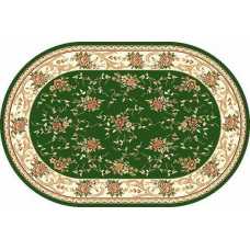 Ковер Merinos Laguna 5444 green овал 0,80*1,50