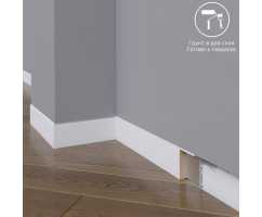 Плинтус MDF 25-040-10, под покраску (вставка в скрытый плинтус) Плинтус MDF 25-040-10, под покраску (вставка в скрытый плинтус)