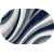 Ковер Merinos Silver d234  GRAY-BLUE 0,80*1,50 овал