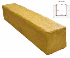 Балка декоративная из полиуретана Arno Decor Рустик 145х145мм Сосна, длина 3м