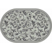 Маленькое фото Ковер Merinos Silver d230 Light Gray овал 1,50*1,90