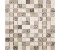 Мозаика из натурального камня Caramelle Pietra 1 Mix MAT 23х23 (298х298х4 мм)