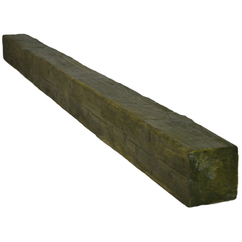 Фото Балка декоративная из полиуретана Arno Decor Рустик 145х145мм Дуб болотный, длина 1м