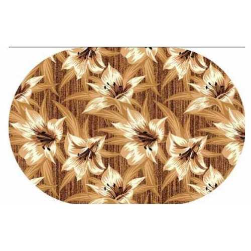 Фото Ковер Merinos Laguna d490 BROWN 1,00*2,00 овал